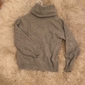 Angora/lamb wool blend vintage turtle neck sweater